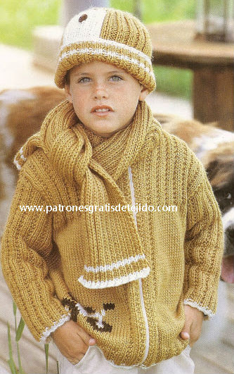 Camperita tejida discount para bebe